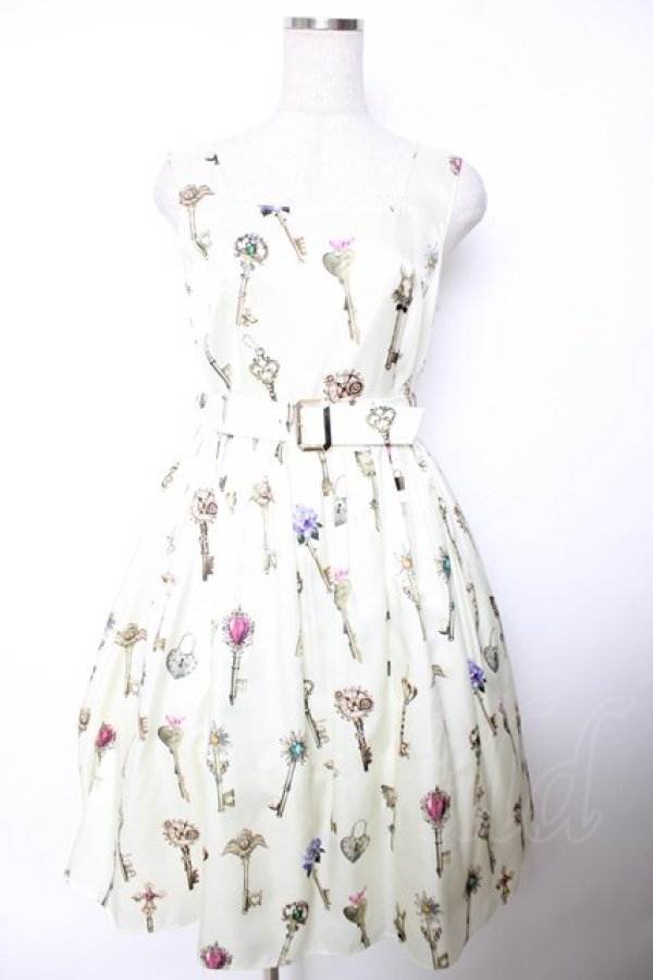 画像1: MILK / ラビリンスKeyジャンスカ  アイボリー Y-25-12-04-128-ML-OP-SZ-ZI (1)