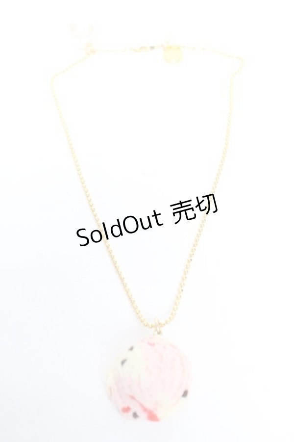 画像3: Q-pot. / Strawberry chocolate chip Ice cream ネックレス  ストロベリー Y-25-12-04-011-QP-AC-SZ-ZY (3)