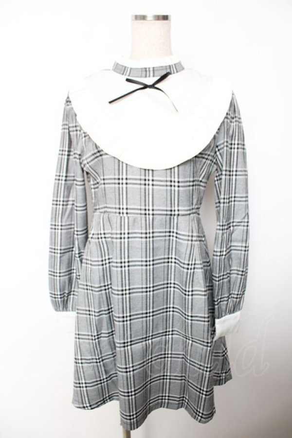 画像1: E hyphen world gallery / ラウンドヨークワンピース M ブラック Y-25-12-04-136-LO-OP-SZ-ZY (1)