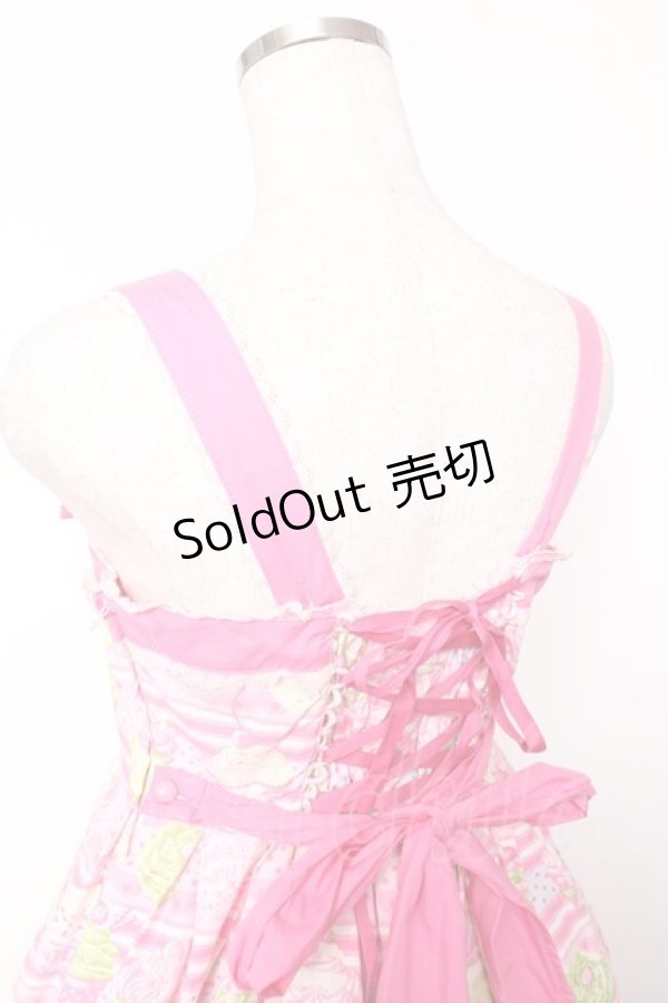 Angelic Pretty / ホイップマジック胸リボンジャンパースカート ピンク