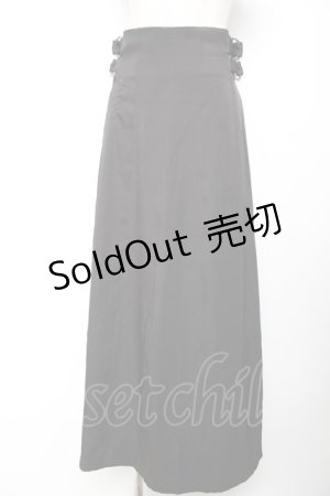 画像: axes femme / ハイウエストロングスカート F 黒 Y-25-12-04-145-AX-SK-SZ-ZI