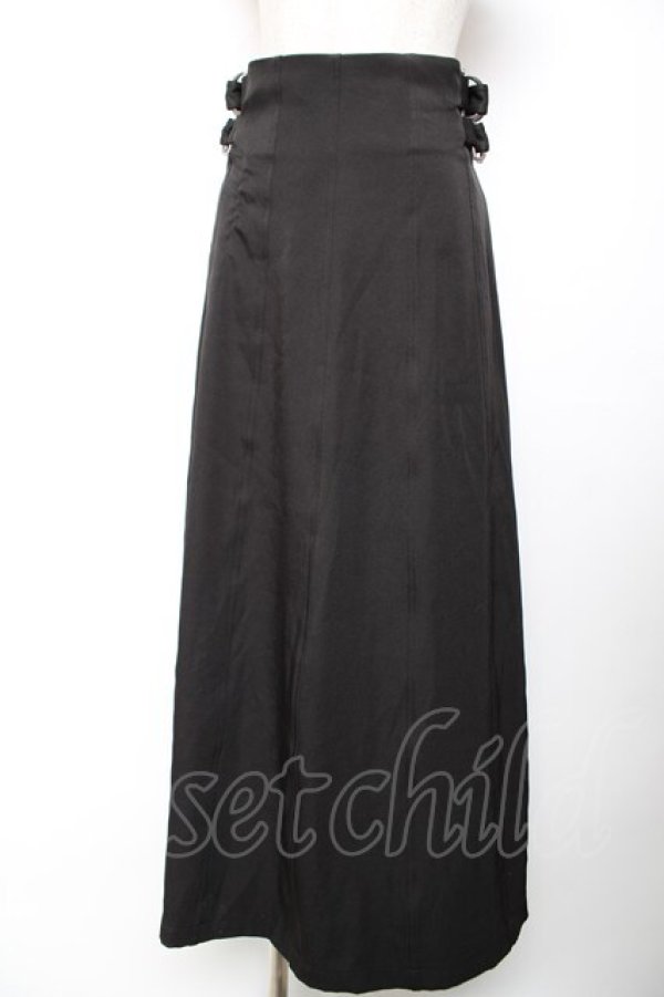 画像1: axes femme / ハイウエストロングスカート F 黒 Y-25-12-04-145-AX-SK-SZ-ZY (1)