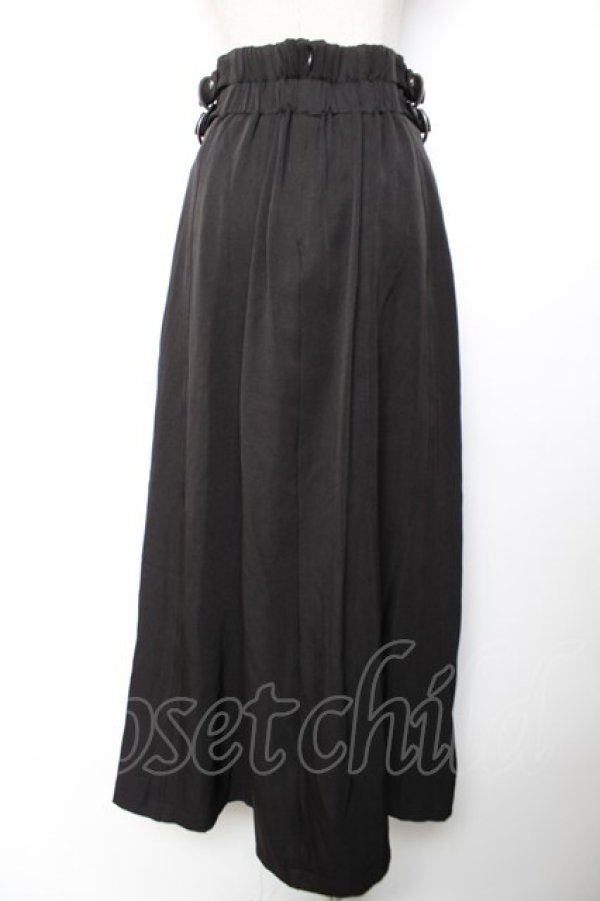 画像2: axes femme / ハイウエストロングスカート F 黒 Y-25-12-04-145-AX-SK-SZ-ZY (2)