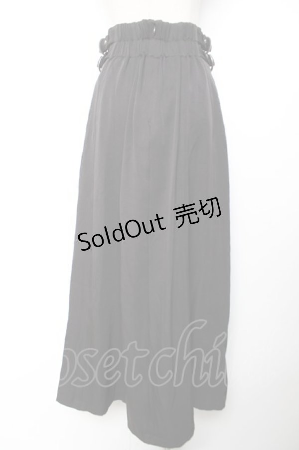 画像2: axes femme / ハイウエストロングスカート F 黒 Y-25-12-04-145-AX-SK-SZ-ZI (2)