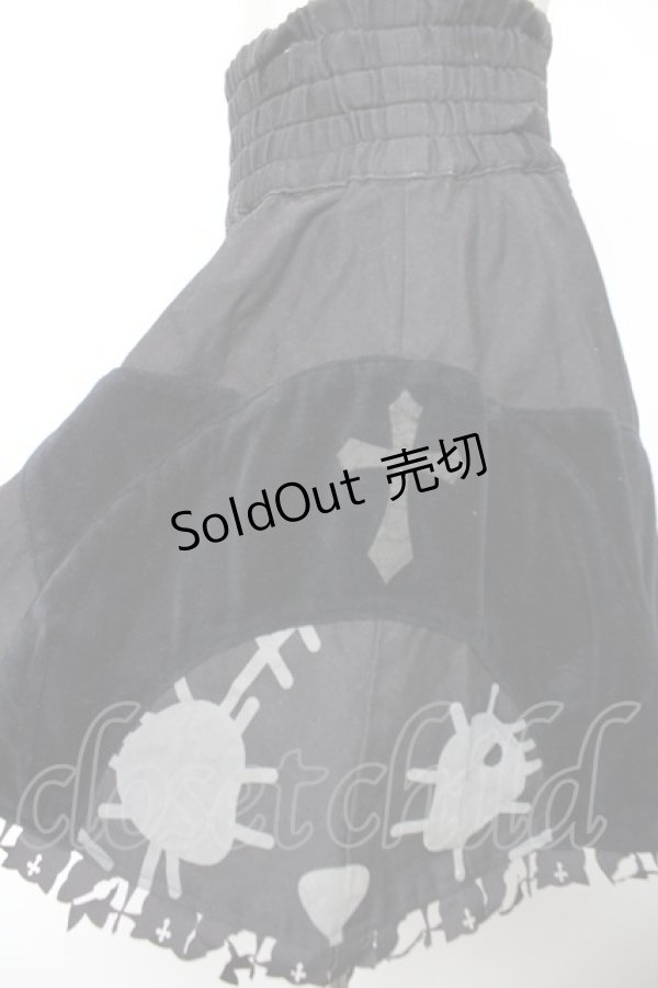 画像3: HANGRY&ANGRY / キャラクターモチーフ切替スカート  黒 Y-25-12-04-151-HN-SK-SZ-ZY (3)