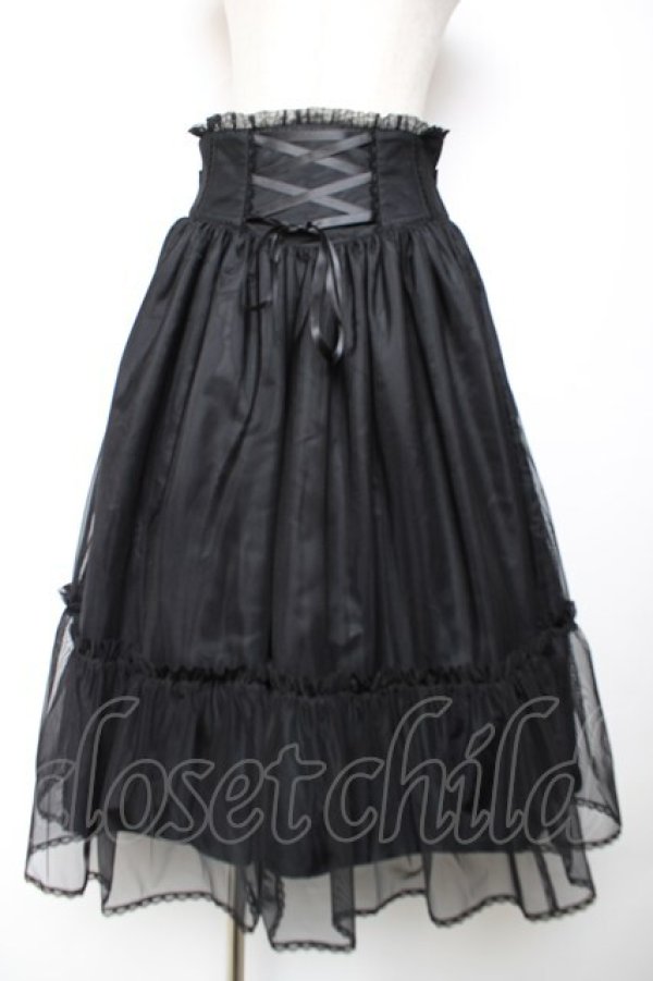 画像1: Angelic Pretty / Cinema Ladyスカート  黒 Y-25-12-04-152-AP-SK-SZ-ZY (1)