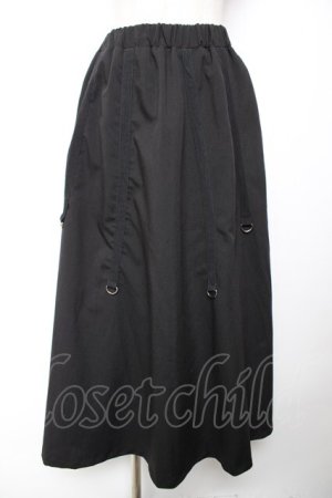 画像: Drug Honey / Dリング付きスカート  黒 Y-25-12-04-153-PU-SK-SZ-ZY