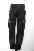 画像1: GHOST of HARLEM / ポケット刺繍パンツ M 黒 Y-25-12-04-157-GL-PA-SZ-ZY (1)