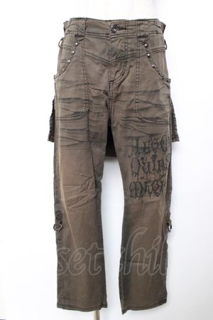 画像: ALGONQUINS / フラップ付きパンツ F カーキ Y-25-12-04-160-AL-PA-SZ-ZY