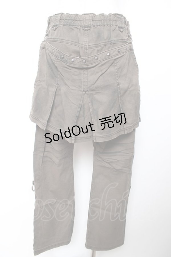 画像2: ALGONQUINS / フラップ付きパンツ F カーキ Y-25-12-04-160-AL-PA-SZ-ZY (2)