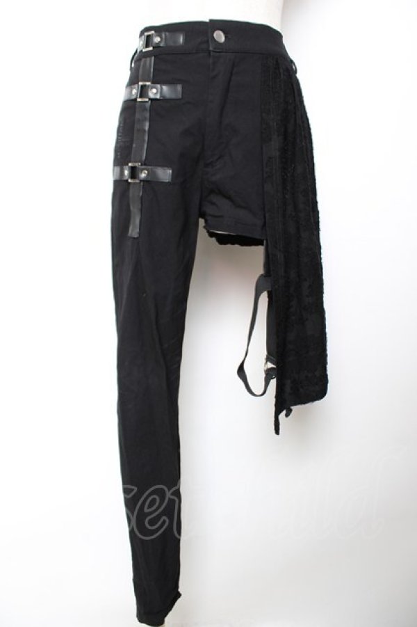 画像1: NieR Clothing / SEXY STYLISH PANTS  黒 Y-25-12-04-168-PU-PA-SZ-ZY (1)
