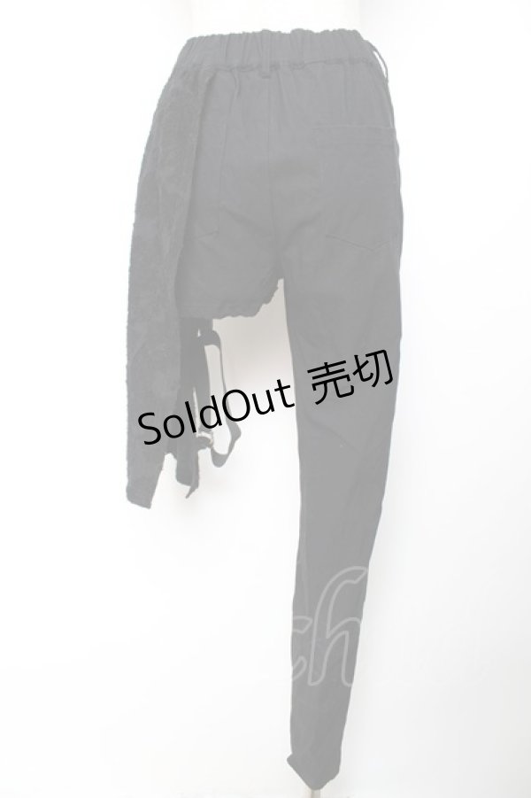 画像2: NieR CLOTHING / SEXY STYLISH PANTS  黒 Y-25-12-04-168-PU-PA-SZ-ZY (2)