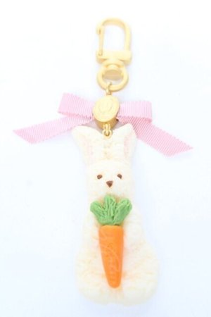 画像: Q-pot. / ミルクなうさぎクッキーキーチャーム  ミルク Y-25-12-04-016-QP-AC-SZ-ZY