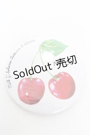 画像: MILK / 缶バッチ  白 Y-25-12-04-017-ML-ZA-SZ-ZT445-F007