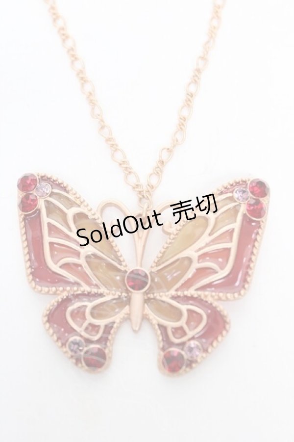 画像1: axes femme / 蝶モチーフネックレス   Y-25-12-04-018-AX-CO-SZ-ZY (1)