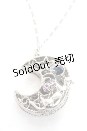 画像: axes femme / ムーンキャット ネックレス  シルバー Y-25-12-04-019-AX-AC-SZ-ZY