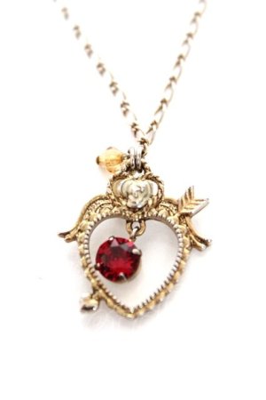 画像: axes femme / ハートアローネックレス  ゴールド Y-25-12-04-020-AX-AC-SZ-ZY