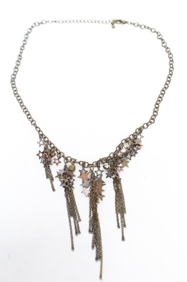 画像2: PUNK / スターモチーフネックレス  アンティークゴールド Y-25-12-04-021-PU-AC-SZ-ZY (2)