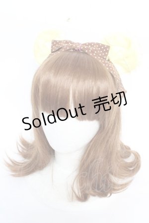 画像: Angelic Pretty / Honey Bear's Cafeカチューシャ  ブラウン Y-25-12-04-029-AP-AC-SZ-ZY