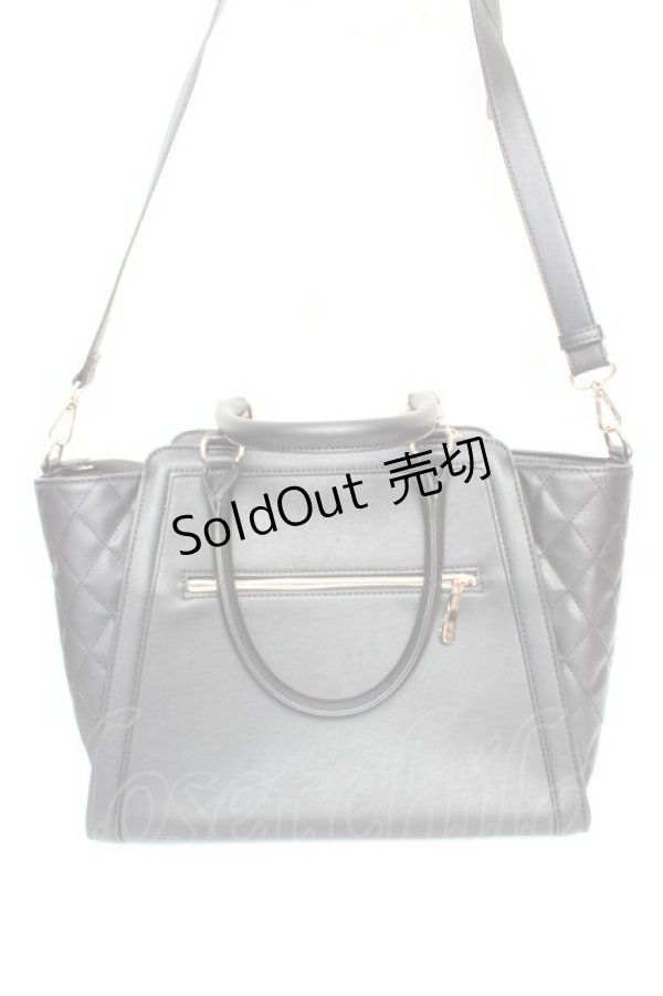 画像2: ｍ petit by misako / サンリオキャラクターズ チャーム付き 2way バッグ  中黒 Y-25-12-04-032-LO-ZA-SZ-ZY (2)