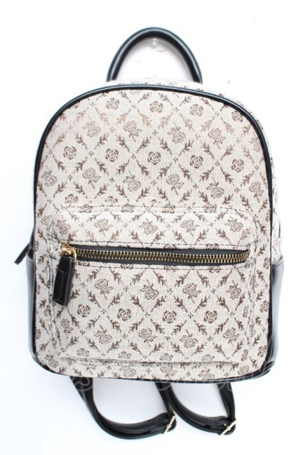 画像1: axes femme / モノグラム柄ミニリュック F 黒 Y-25-12-05-040-AX-BG-SZ-ZY (1)