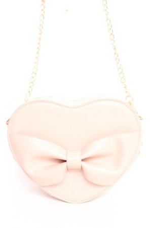 画像: ｍ petit by misako / ハートポシェット  中桃 Y-25-12-05-042-LO-BG-SZ-ZY