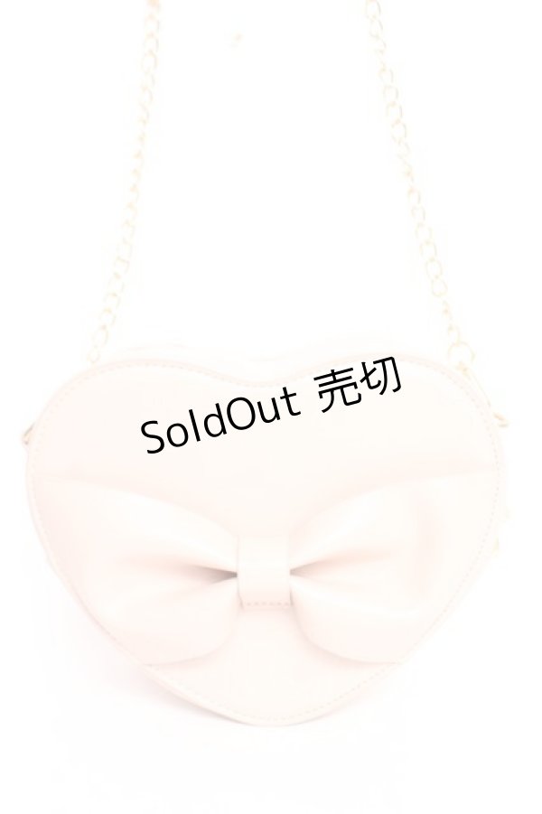 画像1: ｍ petit by misako / ハートポシェット  中桃 Y-25-12-05-042-LO-BG-SZ-ZY (1)