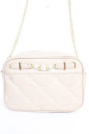 画像: axes femme / バラ刺繍キルトショルダーバック F グレージュ Y-25-12-05-043-AX-BG-SZ-ZY