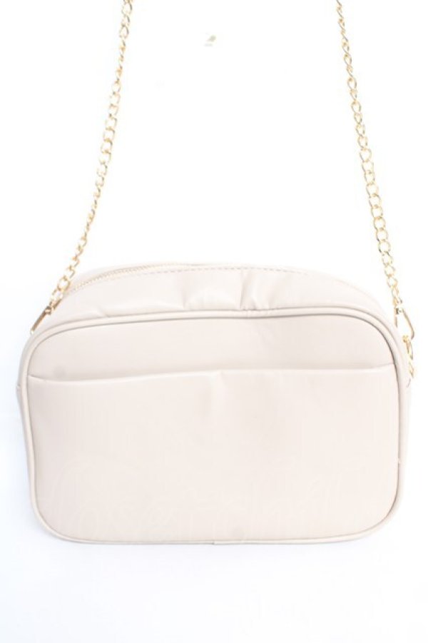 画像2: axes femme / バラ刺繍キルトショルダーバック F グレージュ Y-25-12-05-043-AX-BG-SZ-ZY (2)