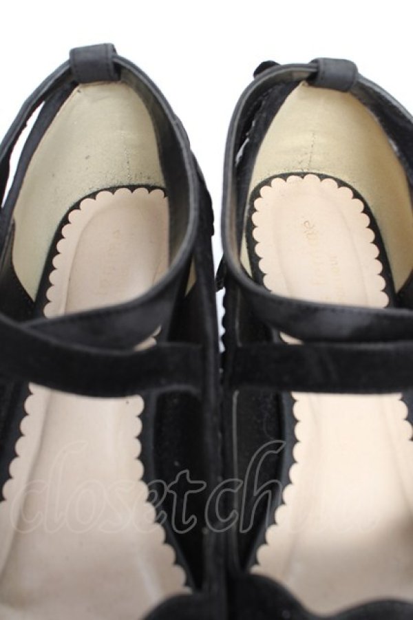 画像5: axes femme POETIQUE / 厚底ボリュームヒールパンプス  黒 Y-25-12-05-046-AX-SH-SZ-ZY (5)