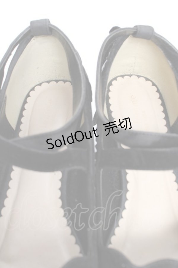 画像5: axes femme POETIQUE / 厚底ボリュームヒールパンプス  黒Y-25-12-05-046-AX-SH-SZ-ZTK030 (5)