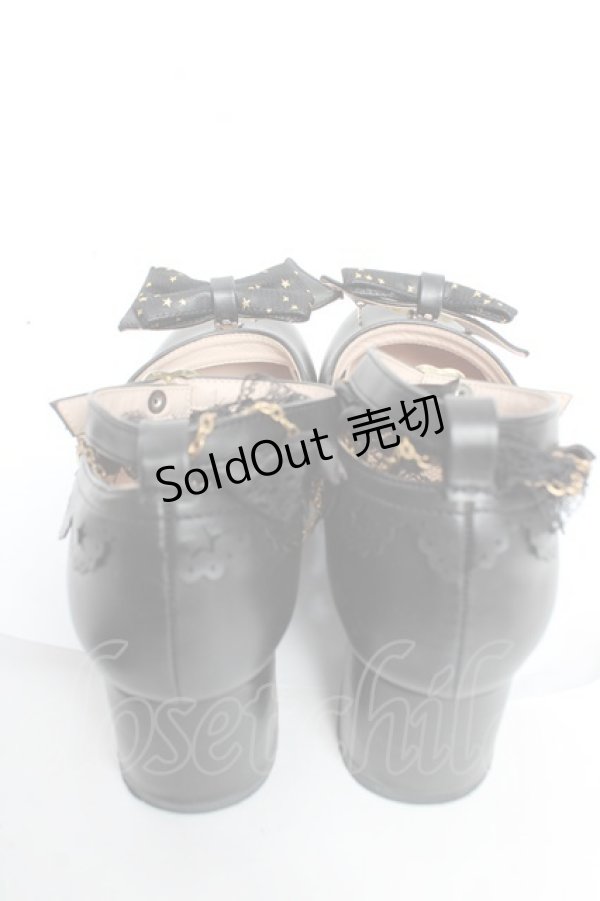 画像3: 老董世家 / スターリボンパンプス  黒 Y-25-12-05-047-LO-SH-SZ-ZY (3)