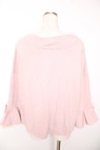 画像2: Cherir la femme / 袖リボンスウェットトップス M ピンク Y-25-12-05-051-LO-TO-SZ-ZY (2)