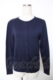 画像1: Cherir la femme / くまポケットカーディガン M 紺 Y-25-12-05-055-LO-TO-SZ-ZY (1)