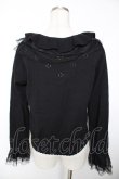 画像2: axes femme / フリルレースニットカーデ M 黒 Y-25-12-05-062-AX-TO-SZ-ZY (2)