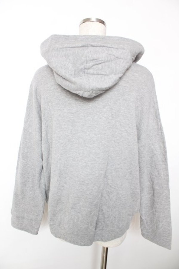 画像2: Franche Lippee / うさぎチャームパーカー M グレー Y-25-12-05-065-LO-TO-SZ-ZY (2)