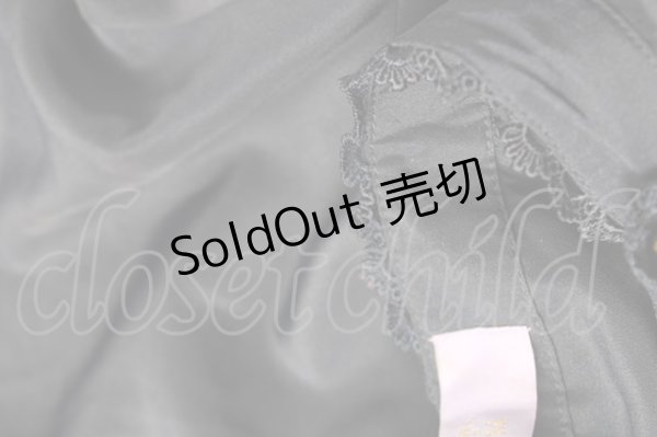 画像4: axes femme Kawaii / 姫袖フリルブラウス  紺 Y-25-12-05-072-AX-BL-SZ-ZY (4)