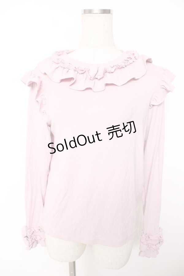 画像1: axes femme Kawaii / フリルリボンカットプル  ピンク Y-25-12-05-073-AX-TO-SZ-ZI (1)