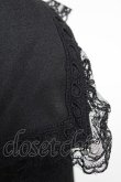 画像4: MA*RS / ハートレース襟ブラウス  黒 Y-25-12-05-080-EL-BL-SZ-ZY (4)