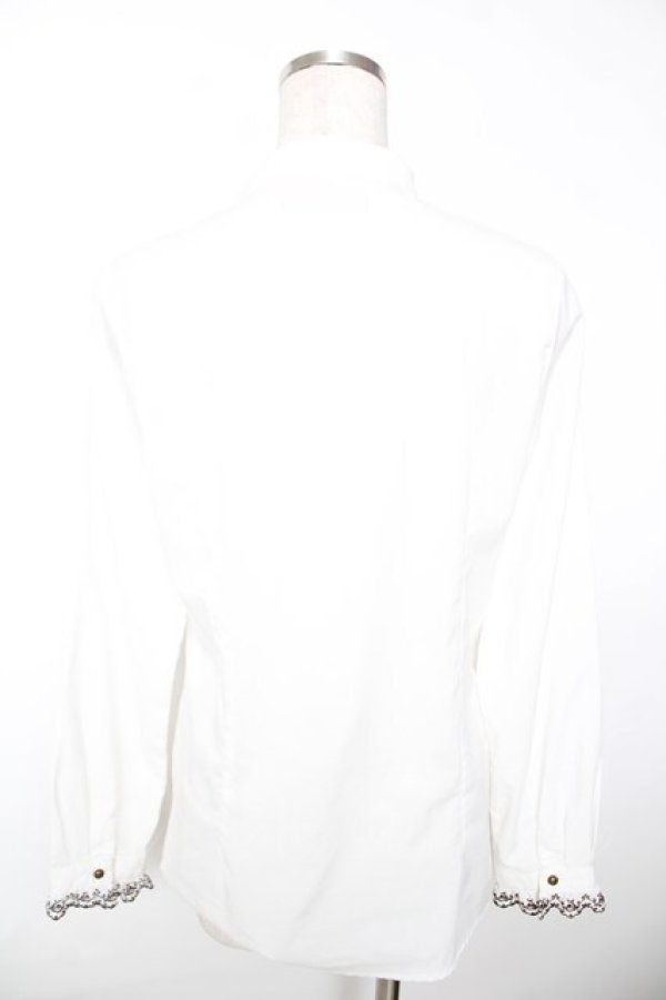 画像2: Ank Rouge / ボウタイブラウス  白 Y-25-12-05-081-CA-BL-SZ-ZY (2)