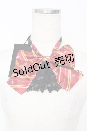 画像: ATELIER PIERROT / ハリー・ポッター レースフリルリボンタイ  グリフィンドール（レッド） Y-25-12-05-017-EL-ZA-KB-ZY