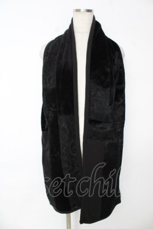 画像: Ozz Croce / リバーシブルストール  黒 Y-25-12-05-018-OO-ZA-SZ-ZY