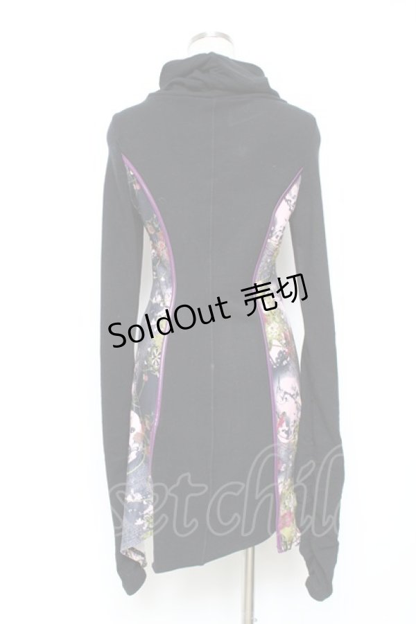 画像2: Ozz oneste / ハイネックチャイナワンピース  黒 Y-25-12-05-100-OO-OP-SZ-ZY (2)