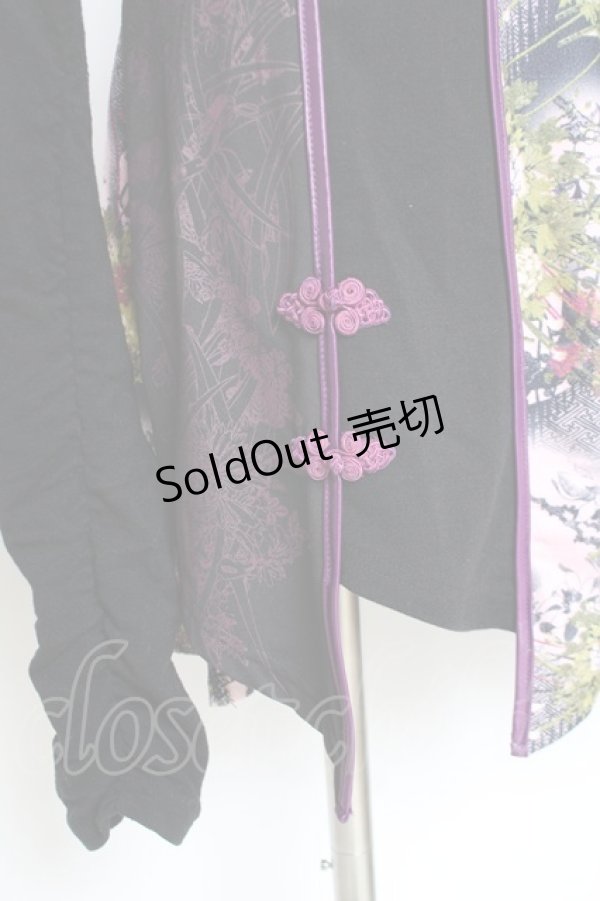 画像4: Ozz oneste / ハイネックチャイナワンピース  黒 Y-25-12-05-100-OO-OP-SZ-ZY (4)