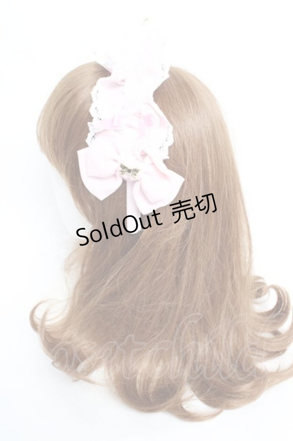 画像2: Angelic Pretty / Dolceフリルカチューシャ  ピンク Y-25-12-05-019-AP-ZA-SZ-ZY (2)