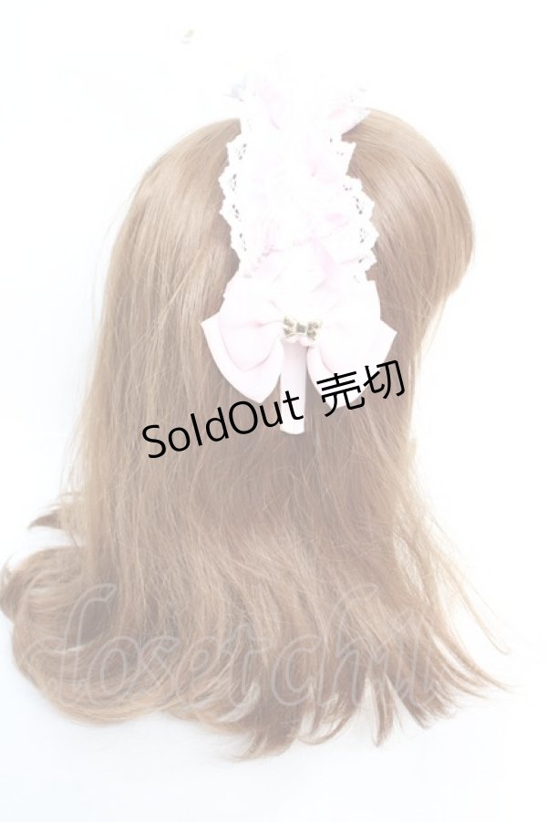 画像3: Angelic Pretty / Dolceフリルカチューシャ  ピンク Y-25-12-05-019-AP-ZA-SZ-ZY (3)