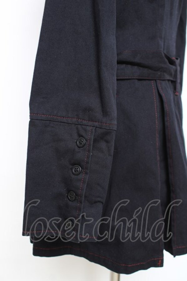 画像3: PEACE NOW / 蜘蛛の巣襟デニムワンピ  黒 Y-25-12-05-108-PU-OP-SZ-ZY (3)