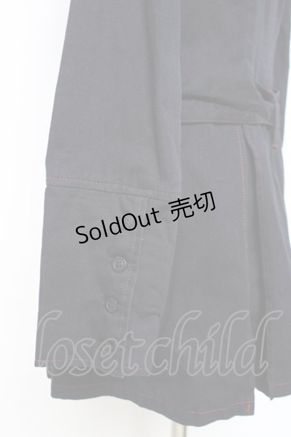 画像3: PEACE NOW / 蜘蛛の巣襟デニムワンピ  黒 Y-25-12-05-108-PU-OP-SZ-ZY (3)