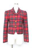 画像1: Jane Marple / タータンジャケット M 赤 Y-25-12-05-114-JM-JA-SZ-ZY (1)