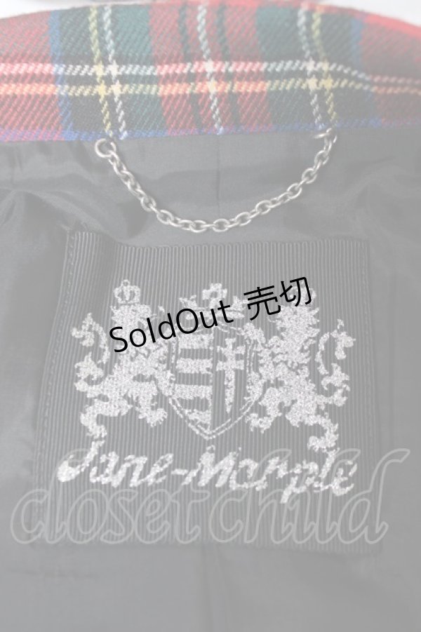 画像5: Jane Marple / タータンジャケット M 赤 Y-25-12-05-114-JM-JA-SZ-ZY (5)